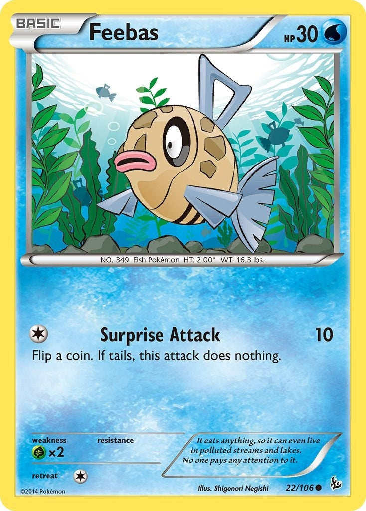 Image for Feebas (XY - Flashfire) (22/106) - Pokemon