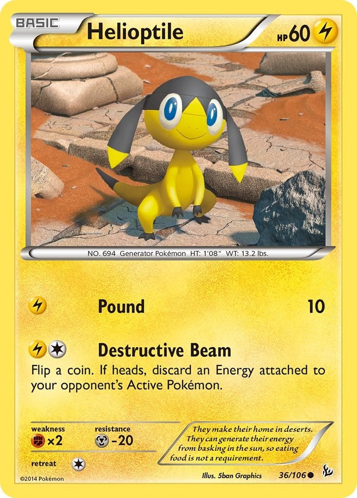 Image for Helioptile (XY - Flashfire) (36/106) - Pokemon