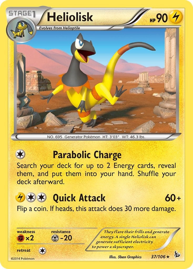 Image for Heliolisk (XY - Flashfire) (37/106) - Pokemon