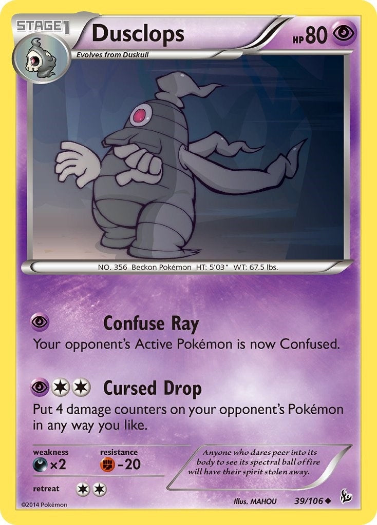 Image for Dusclops (XY - Flashfire) (39/106) - Pokemon