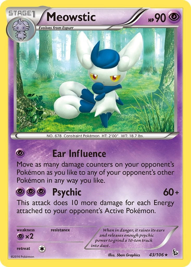 Image for Meowstic (XY - Flashfire) (43/106) - Pokemon