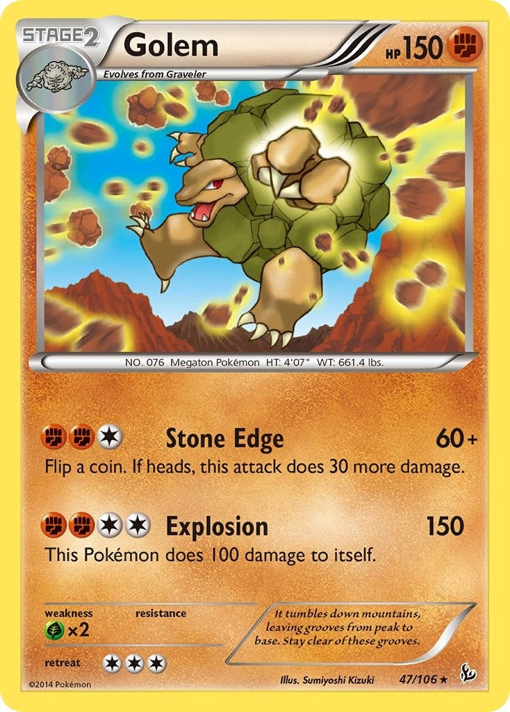 Image for Golem (XY - Flashfire) (47/106) - Pokemon