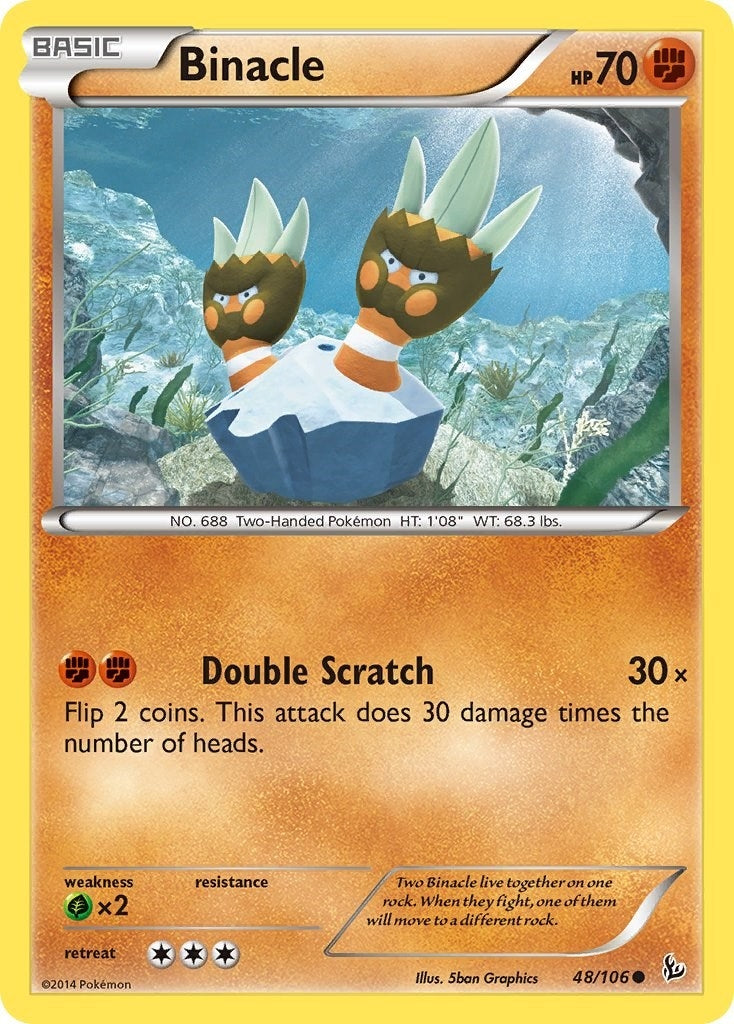 Image for Binacle (XY - Flashfire) (48/106) - Pokemon