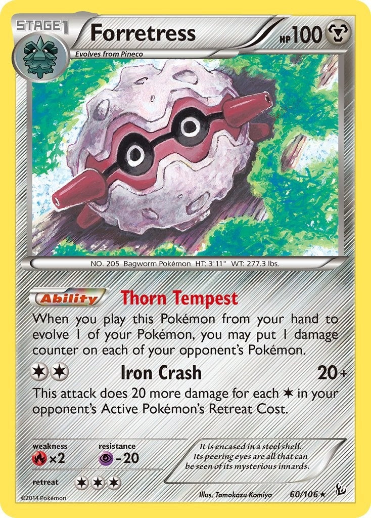 Image for Forretress (XY - Flashfire) (60/106) - Pokemon