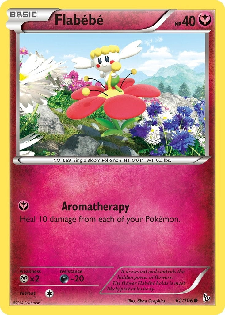 Image for Flabebe (62) (XY - Flashfire) (62/106) - Pokemon