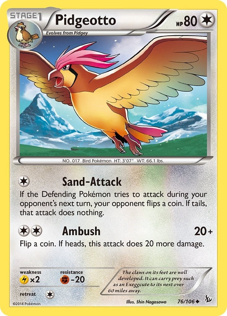 Image for Pidgeotto (XY - Flashfire) (76/106) - Pokemon