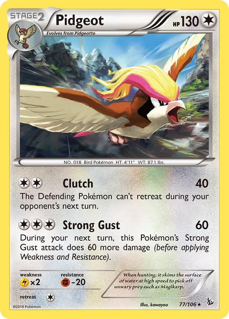 Image for Pidgeot (XY - Flashfire) (77/106) - Pokemon