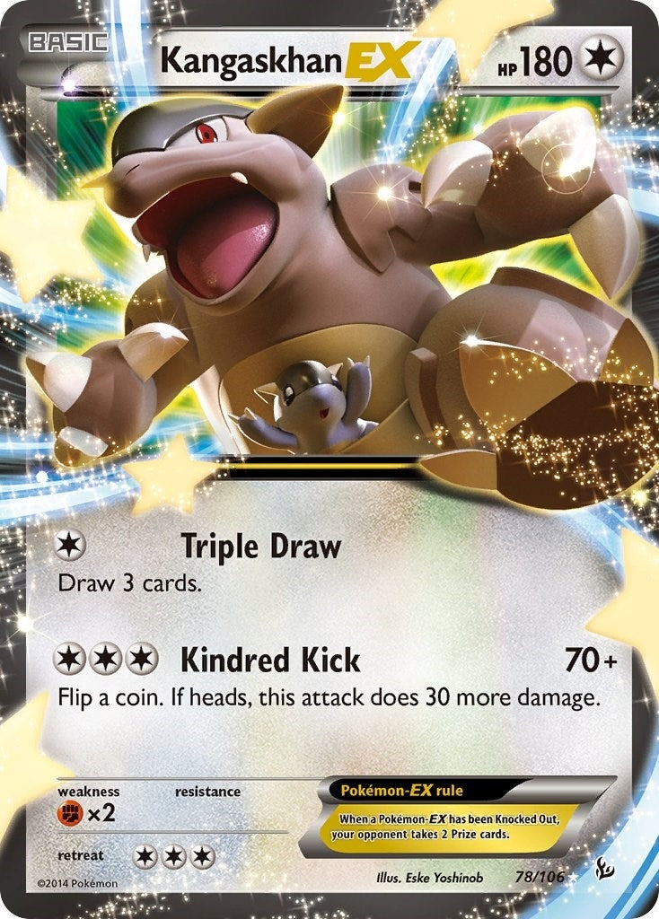 Image for Kangaskhan EX (XY - Flashfire) (78/106) - Pokemon