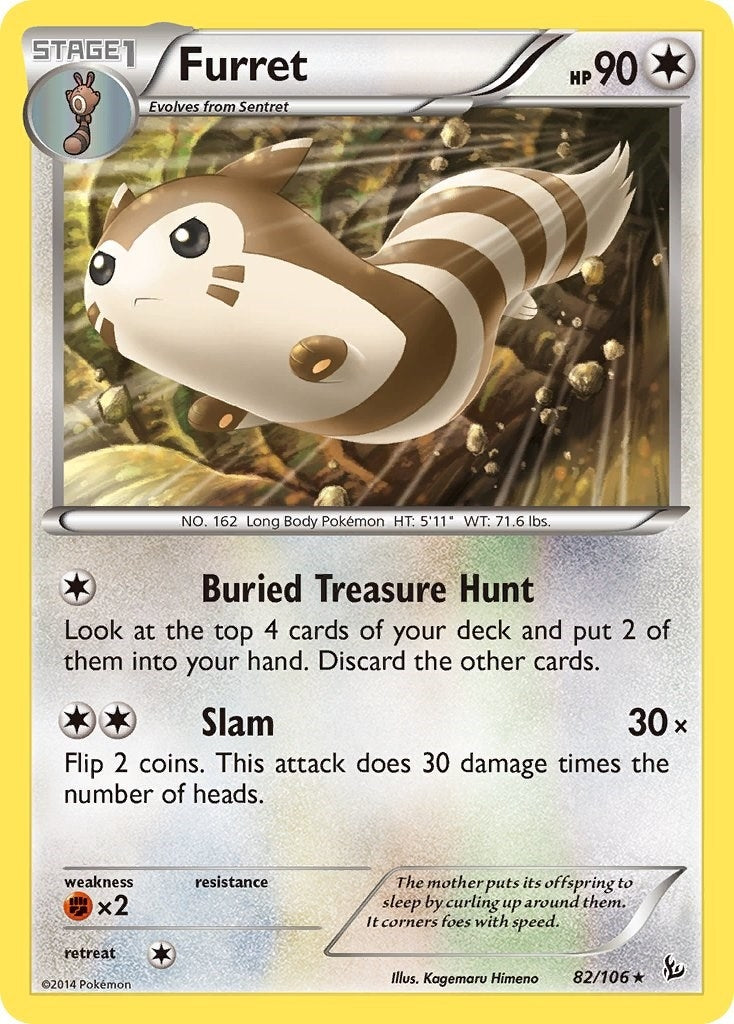 Image for Furret (XY - Flashfire) (82/106) - Pokemon