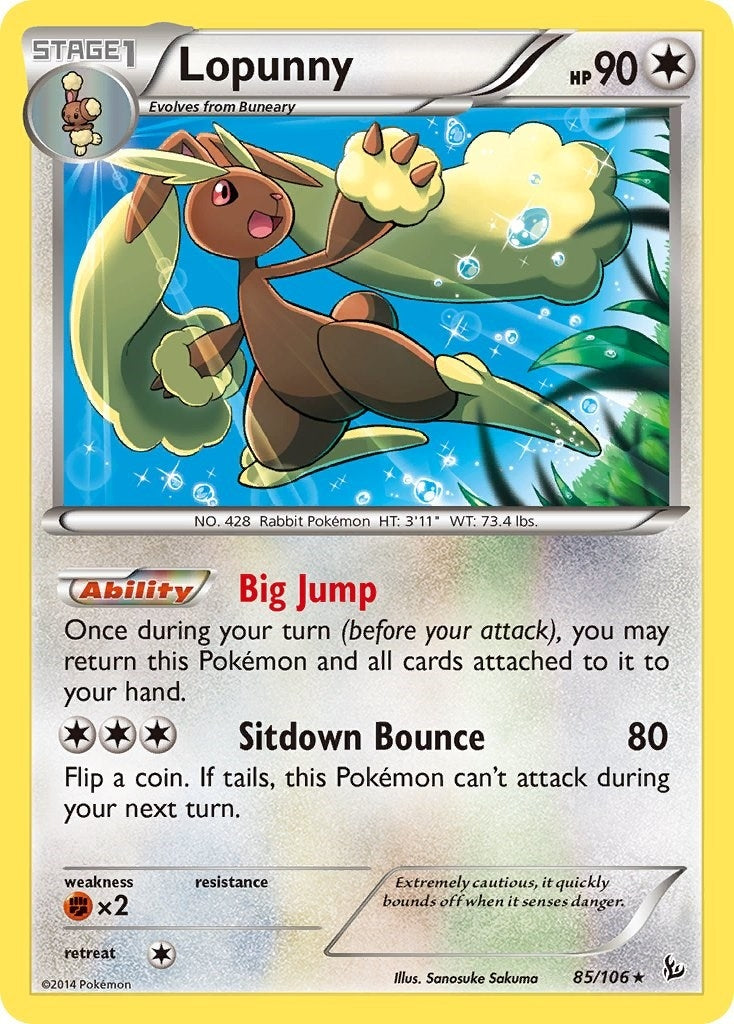 Image for Lopunny (XY - Flashfire) (85/106) - Pokemon