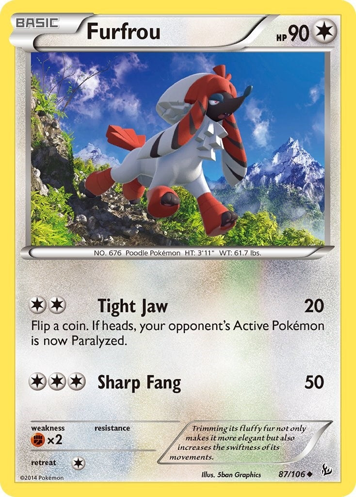 Image for Furfrou (XY - Flashfire) (87/106) - Pokemon