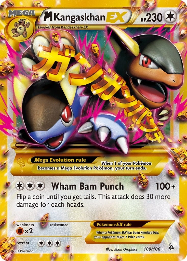 Image for M Kangaskhan EX (109 Secret Rare) (XY - Flashfire) (109/106) - Pokemon