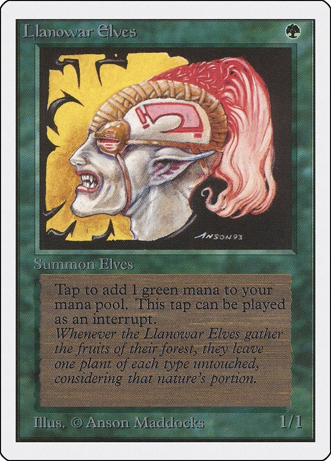 Image for Llanowar Elves (Unlimited Edition) - Magic: The Gathering