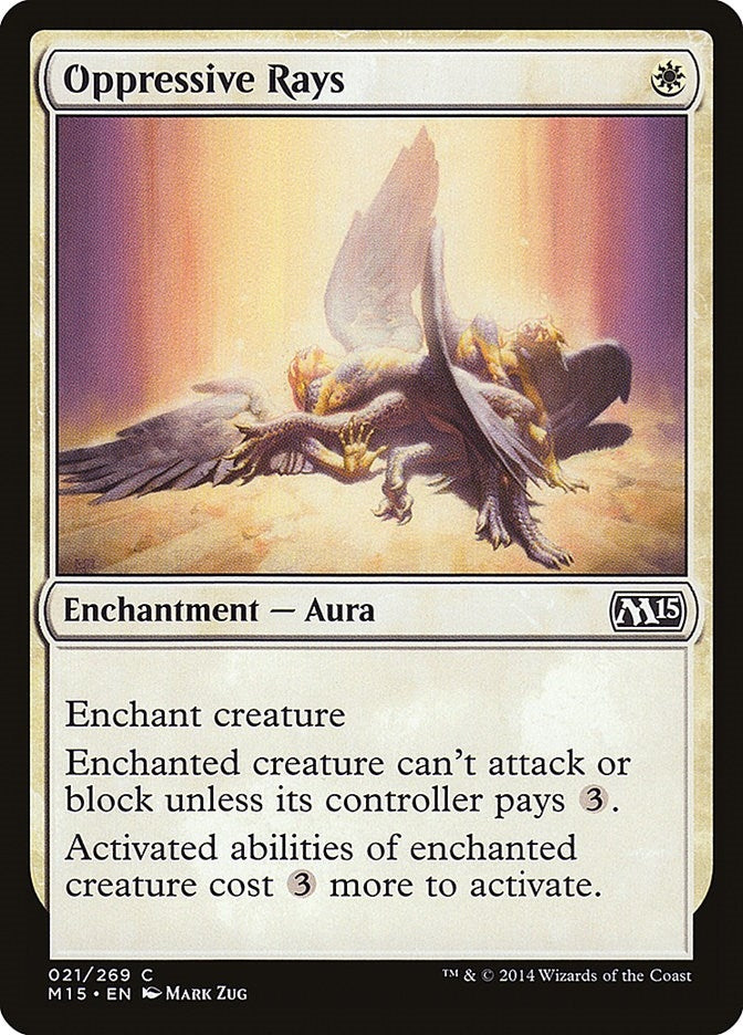 Image for Oppressive Rays (Magic 2015 (M15)) (21) - Magic: The Gathering
