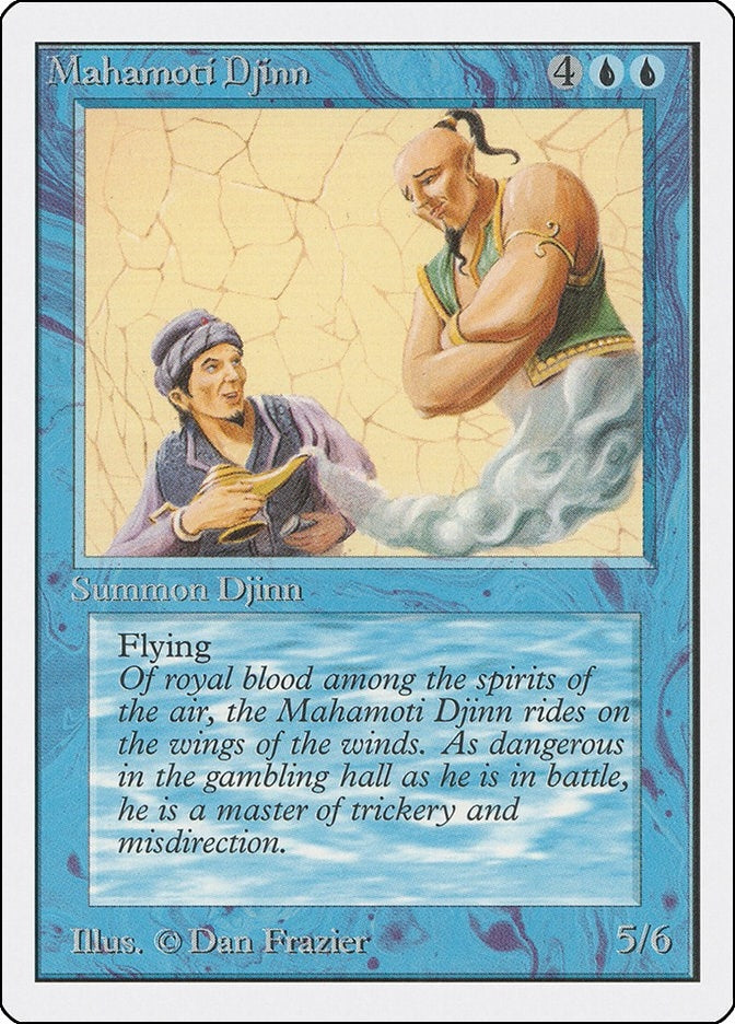 Image for Mahamoti Djinn (Unlimited Edition) - Magic: The Gathering