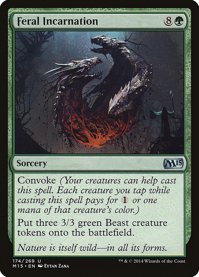 Image for Feral Incarnation (Magic 2015 (M15)) (174) - Magic: The Gathering