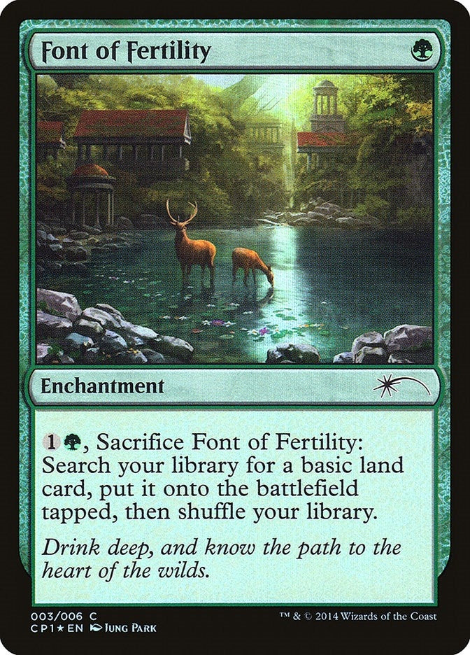 Image for Font of Fertility (Unique and Miscellaneous Promos) (3) - Magic: The Gathering