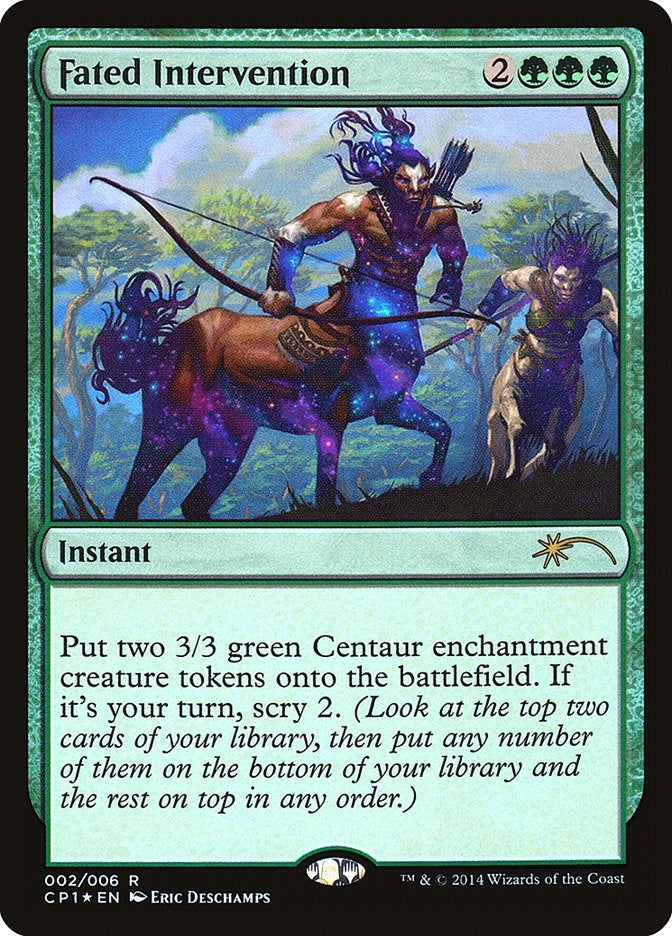 Image for Fated Intervention (Unique and Miscellaneous Promos) (2) - Magic: The Gathering