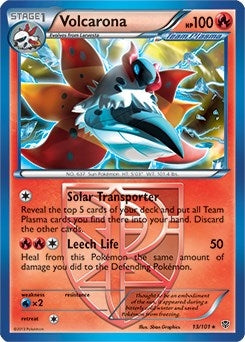 Image for Volcarona - 13/101 (BW Plasma Blast) (Deck Exclusives) (013/101) - Pokemon