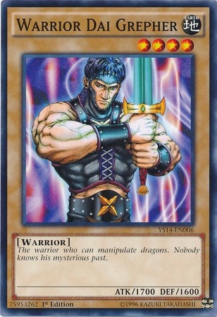 Image for Warrior Dai Grepher (Super Starter: Space-Time Showdown) (YS14-EN006) - YuGiOh
