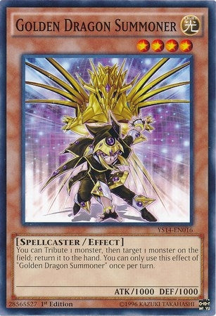 Image for Golden Dragon Summoner (Super Starter: Space-Time Showdown) (YS14-EN016) - YuGiOh