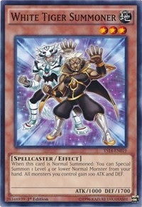 Image for White Tiger Summoner (Super Starter: Space-Time Showdown) (YS14-EN019) - YuGiOh