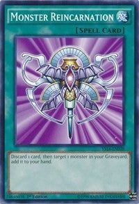 Image for Monster Reincarnation (Super Starter: Space-Time Showdown) (YS14-EN028) - YuGiOh