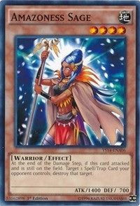 Image for Amazoness Sage (Super Starter: Space-Time Showdown Power-Up Pack) (YS14-ENA06) - YuGiOh