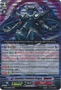 Image for Dauntless Dominate Dragon "Reverse" (BT14: Brilliant Strike) (BT14/006EN) - Cardfight Vanguard