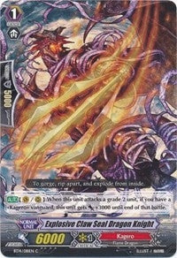 Image for Explosive Claw Seal Dragon Knight (BT14: Brilliant Strike) (BT14/081EN) - Cardfight Vanguard