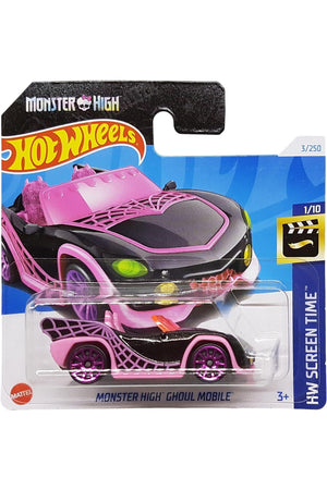 003/250 Hot Wheels Monster High Ghoul Mobile 1/10 HW Screen Time - 2024 HRY45 - Hot Wheels