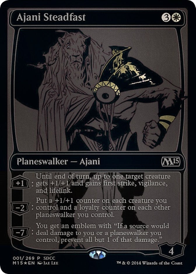 Image for Ajani Steadfast (SDCC 2014 Exclusive) (Media Promos) (1) - Magic: The Gathering