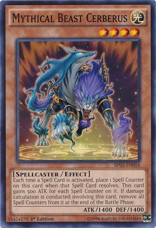 Image for Mythical Beast Cerberus (Battle Pack 3: Monster League) (BP03-EN018) - YuGiOh