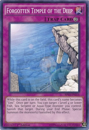 Image for Forgotten Temple of the Deep (Battle Pack 3: Monster League) (BP03-EN216) - YuGiOh