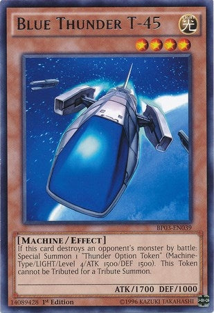 Image for Blue Thunder T-45 (Battle Pack 3: Monster League) (BP03-EN039) - YuGiOh