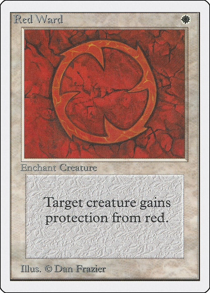 Image for Red Ward (Unlimited Edition) - Magic: The Gathering