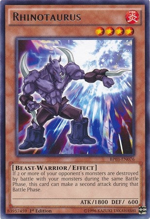 Image for Rhinotaurus (Battle Pack 3: Monster League) (BP03-EN076) - YuGiOh