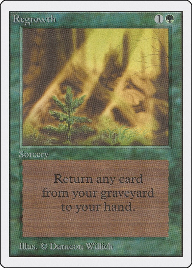 Image for Regrowth (Unlimited Edition) - Magic: The Gathering