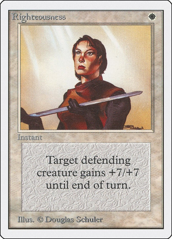 Image for Righteousness (Unlimited Edition) - Magic: The Gathering