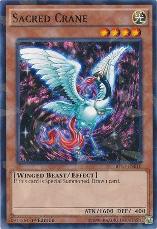 Image for Sacred Crane (Shatterfoil) (Battle Pack 3: Monster League) (BP03-EN010) - YuGiOh