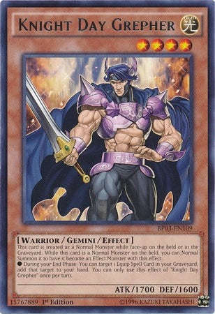 Image for Knight Day Grepher (Battle Pack 3: Monster League) (BP03-EN109) - YuGiOh