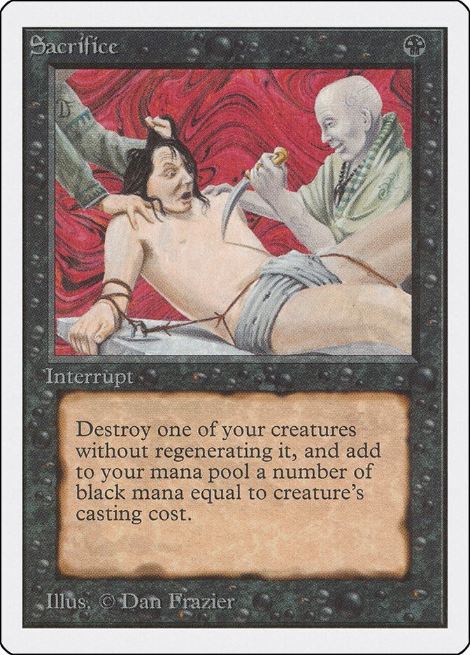 Image for Sacrifice (Unlimited Edition) - Magic: The Gathering