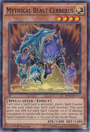 Image for Mythical Beast Cerberus (Shatterfoil) (Battle Pack 3: Monster League) (BP03-EN018) - YuGiOh