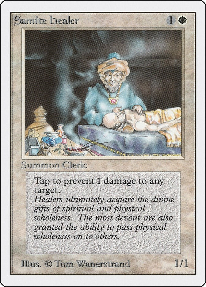 Image for Samite Healer (Unlimited Edition) - Magic: The Gathering