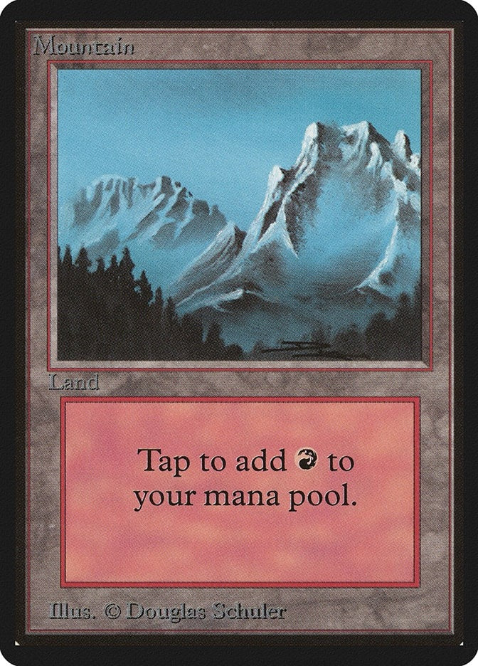 Image for Mountain (B) (Beta Edition) - Magic: The Gathering
