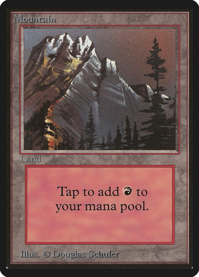 Image for Mountain (A) (Beta Edition) - Magic: The Gathering