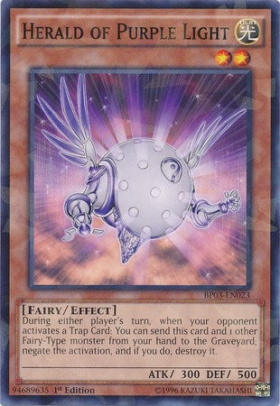 Image for Herald of Purple Light (Shatterfoil) (Battle Pack 3: Monster League) (BP03-EN023) - YuGiOh