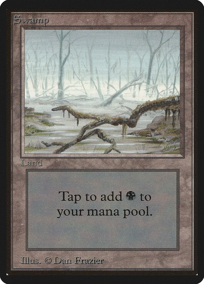 Image for Swamp (A) (Beta Edition) - Magic: The Gathering
