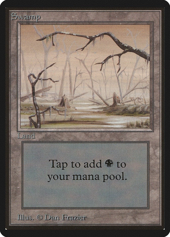 Image for Swamp (B) (Beta Edition) - Magic: The Gathering