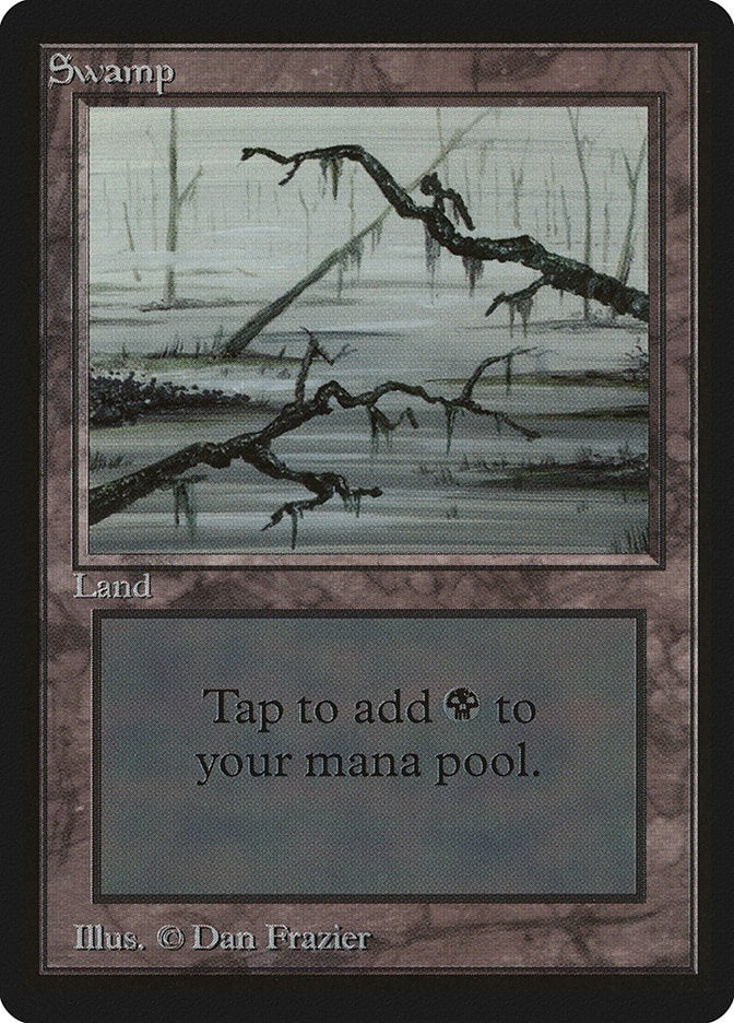 Image for Swamp (C) (Beta Edition) - Magic: The Gathering